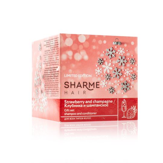 Подарочный набор «Клубника и шампанское» Sharme Hair, 95 г.